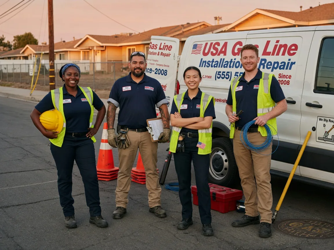 Gas Line Installation company in Flag Pond, TN